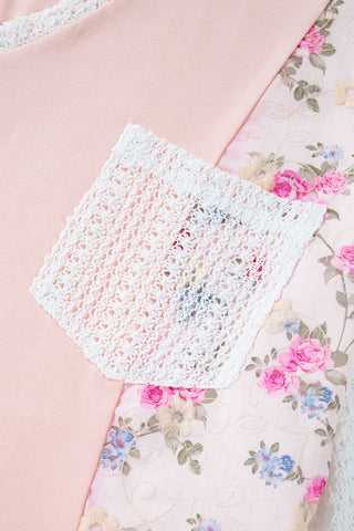 Vintage Rose Lacy Top