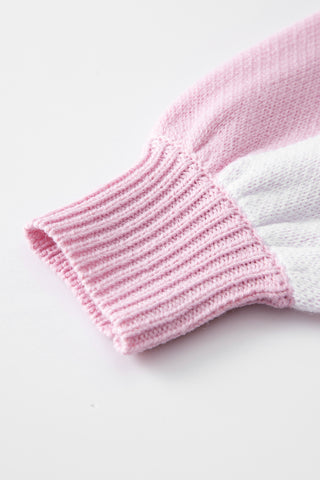 Checkered Sweater - Pink