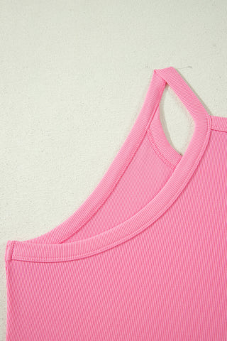 Racerback Two Piece Short Set - Pink