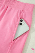 Racerback Two Piece Short Set - Pink