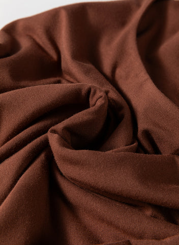 Scoop Neck Tee - Brown