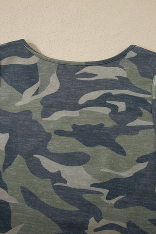 Two Piece Pant Set - Camo