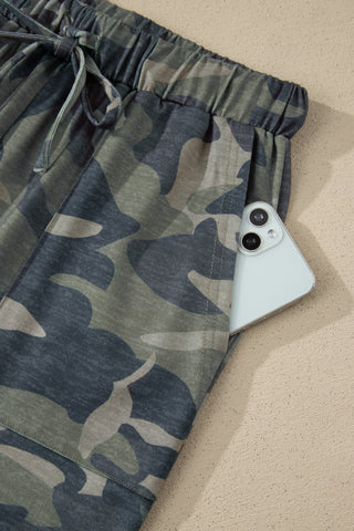 Two Piece Pant Set - Camo
