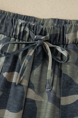 Two Piece Pant Set - Camo