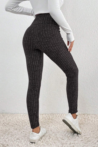 Sweater Leggings - Dark Gray