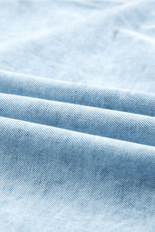 Puff Sleeve Jean Dress