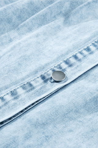 Puff Sleeve Jean Dress