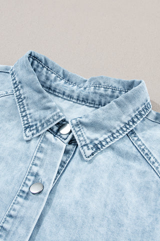 Puff Sleeve Jean Dress