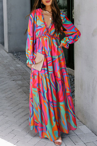 Abstract Art Maxi Dress