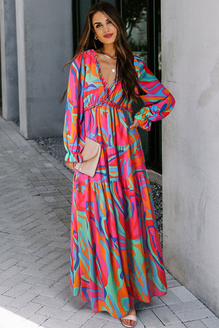 Abstract Art Maxi Dress