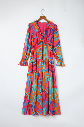 Abstract Art Maxi Dress