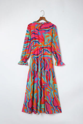 Abstract Art Maxi Dress