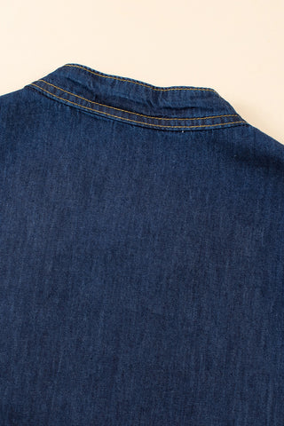 Jean Maxi Dress- Dark Blue