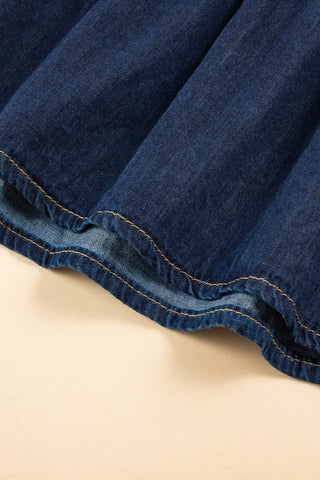 Jean Maxi Dress- Dark Blue