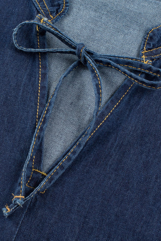 Jean Maxi Dress- Dark Blue