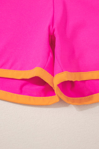 Summer Short Set - Hot Pink