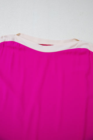 Oversized Boatneck Top - Pink