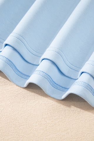 Collared Baby Blue Top