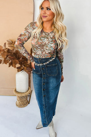 Woodland Floral Top