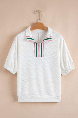Candy Collar Top - White