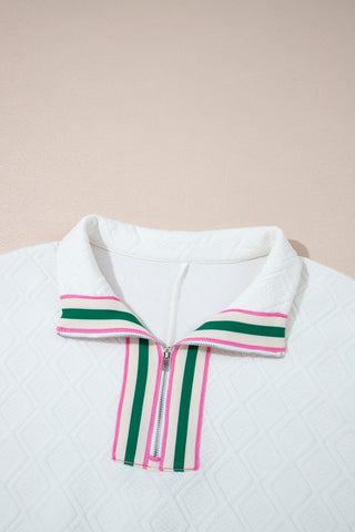 Candy Collar Top - White