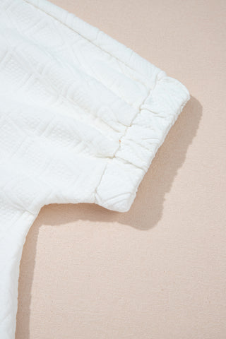 Candy Collar Top - White