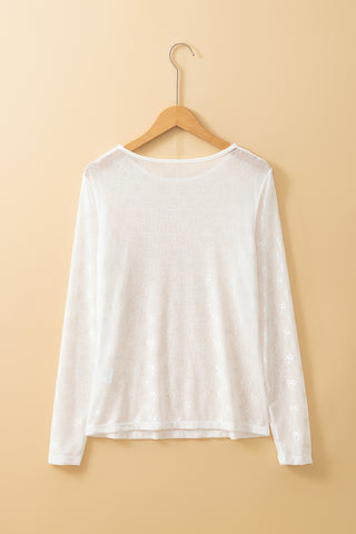 Tiny Bows Top - White