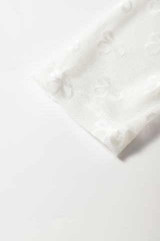 Tiny Bows Top - White