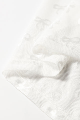 Tiny Bows Top - White