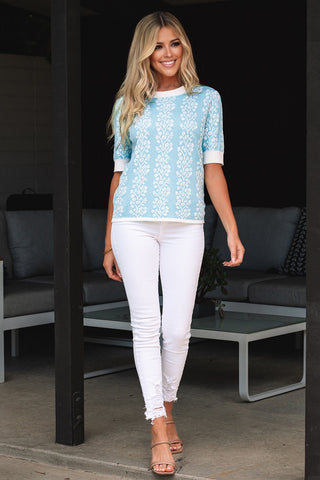 Bluebell Half Sleeve Sweater