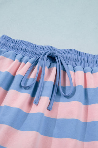 Skort Set - Pink and Blue