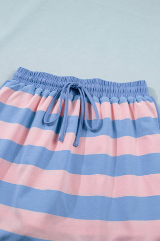 Skort Set - Pink and Blue