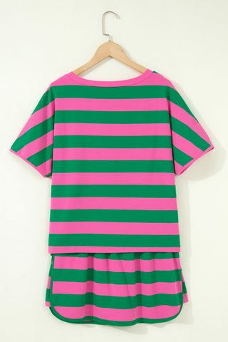 Skort Set - Pink and Green