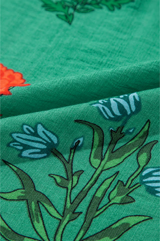 Vintage Verde Floral Top