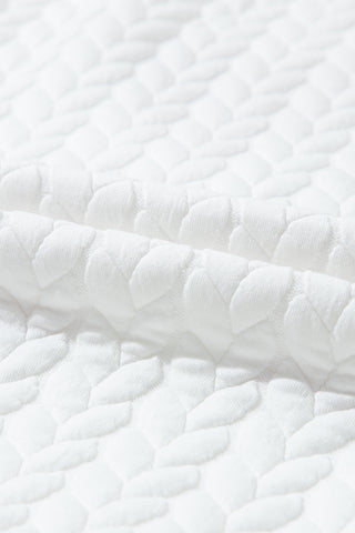 Quilted Love Sweatshirt - White