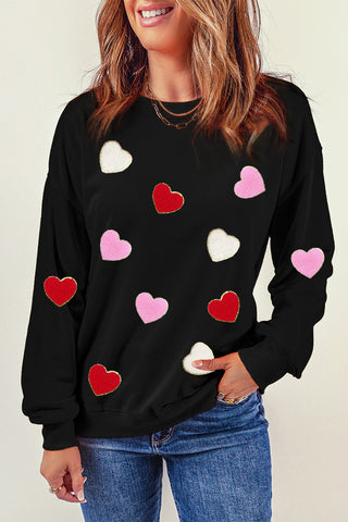 Sequined Heart sweatshirt