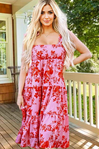 Pink Roses Sundress