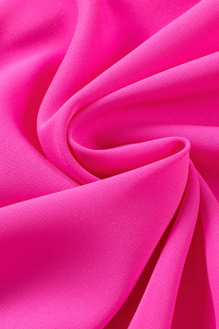 Radiant in Ruffles Dress - Hot Pink
