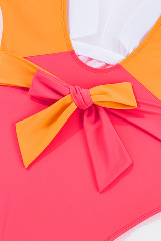 Ruffle Sleeve Swimsuit
