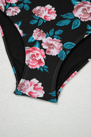 Ruffle Tankini - Aqua