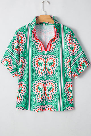 Stained Glass Top - Green
