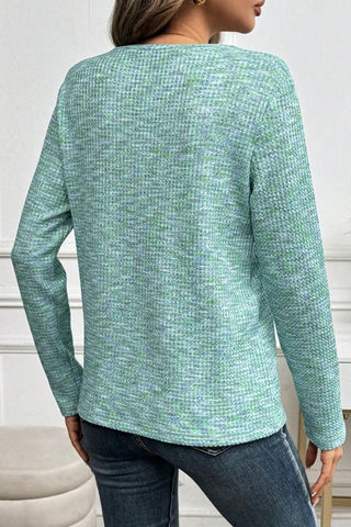 Soft Jade V-Neck Top