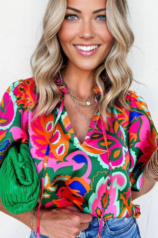 Friday Fiesta Blouse
