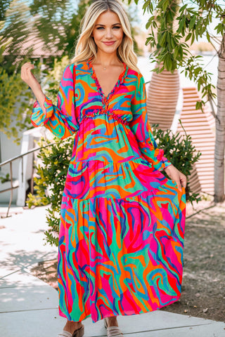 Abstract Art Maxi Dress