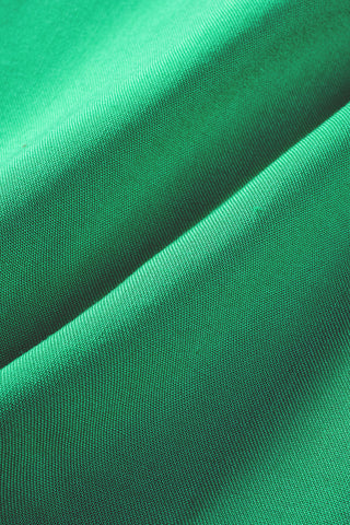 Flowy Solid Maxi Dress - Green