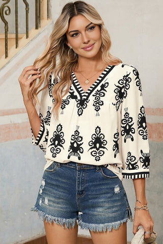 Savanna Nights Top - White