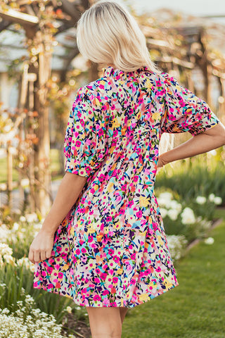 Confetti Petals Mini Dress