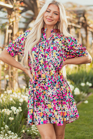 Confetti Petals Mini Dress