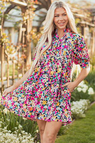 Confetti Petals Mini Dress