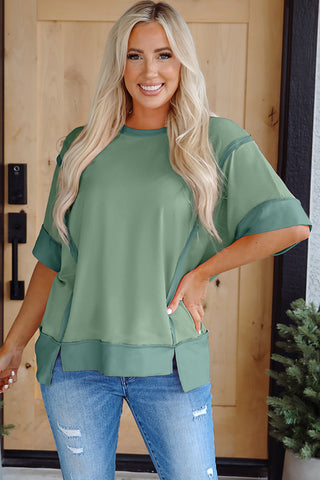 Green Casual Top